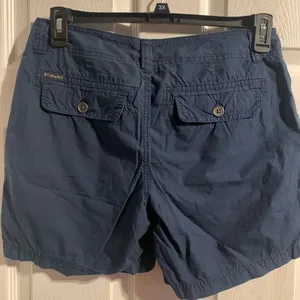 Columbia Shorts Size 8 100% Cotton Dusty Blue Women’s‎ thumbnail 3