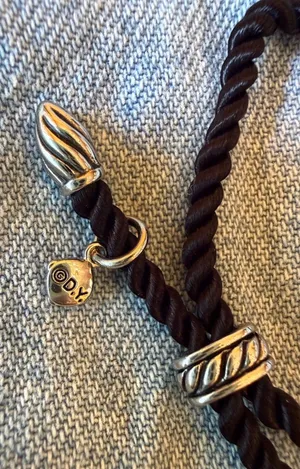 David Yurman Corded Bracelet with Silver Accents thumbnail 1