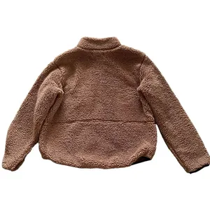 O’Neill Women’s XS Brown Sutton Fleece Pullover Mock Neck‎ Half Zip Jacket thumbnail 4