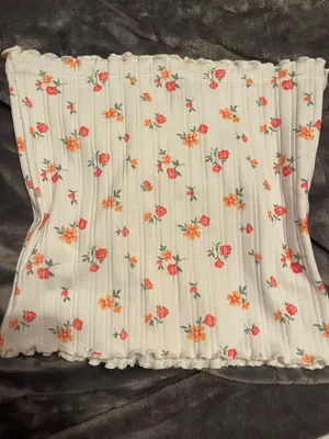 Strapless Floral Top Multi thumbnail 2