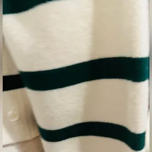 Scotch & Soda Amsterdam Ivory With Green Striped Button-Up Cardigan Size XS NWT thumbnail 7