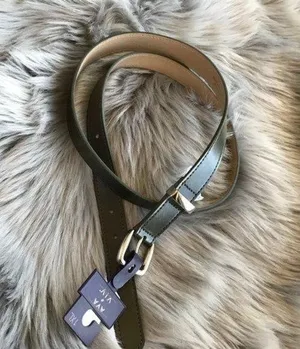 Target NWT Ava & Viv Olive Drab Faux Leather Trouser Belt 1X thumbnail 1