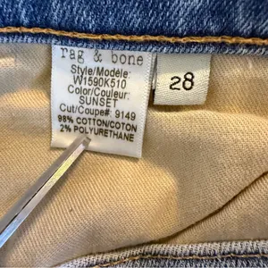 rag & bone The Dre Jeans Stoke Wash Style W1590K510 Color Sunset Women’s Size 28 thumbnail 8