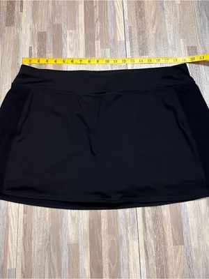 Xersion Black Mini Athletic Skirt Skort Women’s Size XXL thumbnail 3