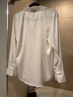 H&M Button Down Shirt White thumbnail 2