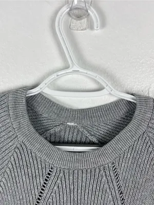 LULULEMON The Sweater The Better Gray Knit Long Sleeves Sweater thumbnail 5