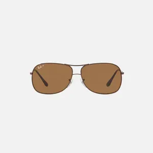 Ray Ban RB3267 014/83 Polarized Polished Dark Brown 64-13mm Sunglasses Authentic thumbnail 2