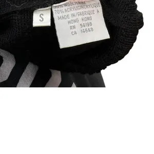 Bogner Vintage 90s Ski Mock‎ Neck Wool Blend Logo Sweater Black Size Small thumbnail 12