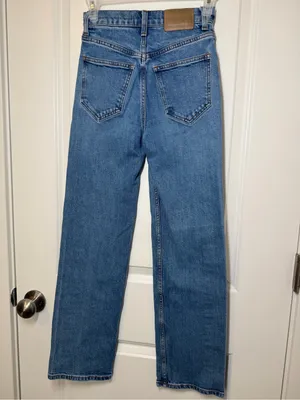 Aritzia Denim Forum Arlo High-Rise Straight Leg Jeans thumbnail 7