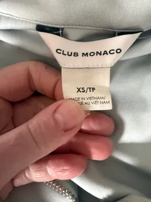 Club Monaco Club Collective Iceberg 1/4 Zip Size XS. thumbnail 7