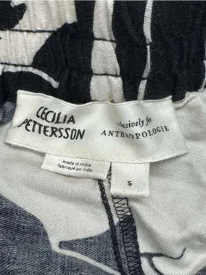 Anthropologie Cecilia Pettersson Wide Leg Flannel Pajama Pants Women’s Small thumbnail 2