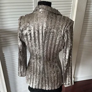 Vici Metallic Blazer size small thumbnail 3