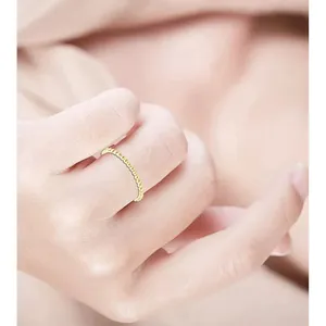 NEW Dainty 14k Gold Plated‎ S925 Bead Ball Ring, Jewelry, Size 7 thumbnail 9