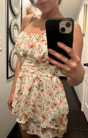 Boutique Floral Romper thumbnail 3