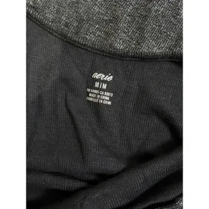 Aerie No Party Needed Maxi Dress Womens Medium Black Shimmer Slip Dress NWT thumbnail 9
