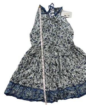 NWT Varga Paisley Women’s Mini Dress M Beach Boho Vacation Resortwear Coastal thumbnail 9