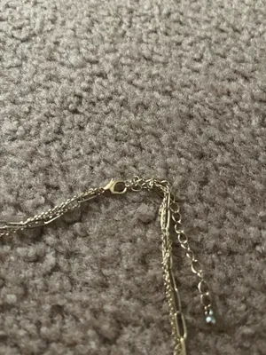 Forever 21 Layered Butterfly Necklace thumbnail 2