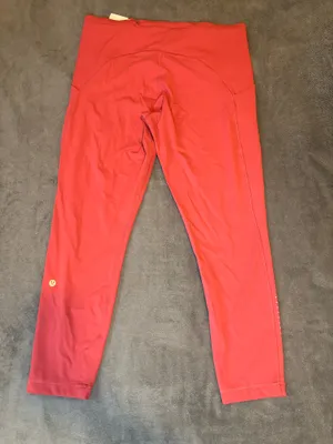 Lululemon Swift Speed High-Rise Tight 25" *Updated Desert Red Size 14 thumbnail 4