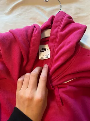 Pink Nike Sweatshirt Hoodie thumbnail 2