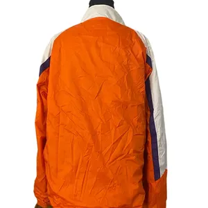Clemson‎ Tigers Full Zip Jacket Women's XL Orange White Purple Lined Windbreaker thumbnail 3