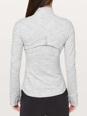 Lululemon Define Jacket Light Grey Size 4 thumbnail 3