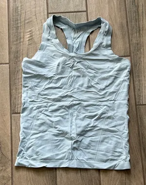 Women's Light Blue Tank Top Size M thumbnail 1