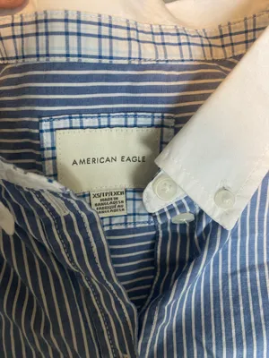 American Eagle Boyfriend Button Up Long thumbnail 3