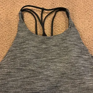 Lululemon Women’s Grey Raise the Barre Tank Top with Strappy Built in Sports Bra thumbnail 3