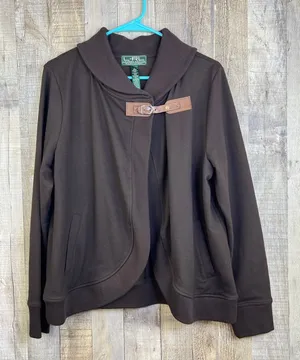 Lauren Active Ralph Lauren Size Large Long Sleeve Jacket w/buckle strap hook thumbnail 1