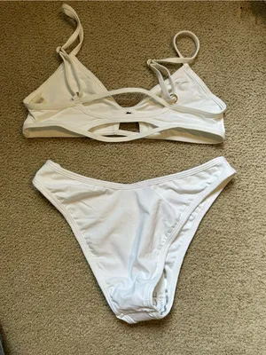 NWOT L*Space bikini set white thumbnail 4