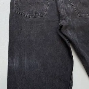 Levi's 550 Black Relaxed Fit Jeans Pants thumbnail 6