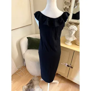 HATCH The Amy Dress Black Midi Maternity‎ Size 0 XS thumbnail 4