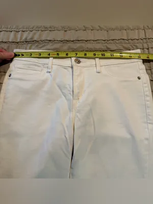 Abercrombie & Fitch Harper Low Rise Super Skinny Denim Jeans 26 White Stretch thumbnail 5
