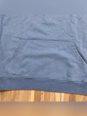 Patagonia Blue 'Live Simply' Pullover Hoodie with Bicycle Graphic Women’s Large thumbnail 3