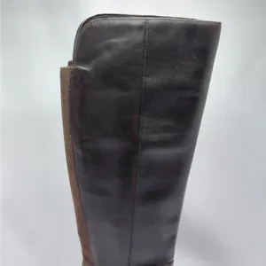 INC Fadora Brown Leather Riding Boots Womens 6M Knee High Zip Equestrian Western thumbnail 4