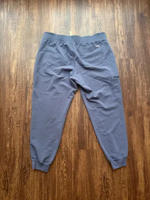 FIGS Women’s Space Navy Blue Zamora Jogger Scrub Pants - Size L Petite Nursecore thumbnail 2
