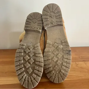 Women’s Old Navy‎ Sherpa Cuffed Lace Up Boots Size 10 Tan thumbnail 5