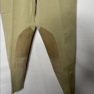 Ariat pro series tan horse riding breeches pants sz 24 R thumbnail 3