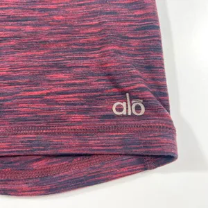 Alo Yoga Big Waves Short Small Garnet Space Dye Yoga Shorts Pilates Barre Gym thumbnail 4