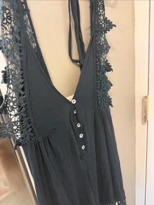 $85 NWT POL Gypsy boho romper western lace playsuit S thumbnail 6