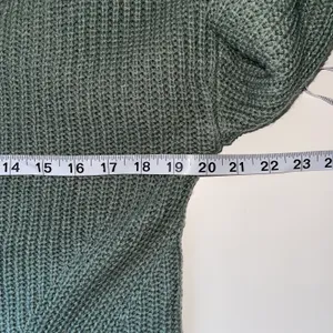 Maurices Teal Green Button V-neck Knit Henley Sweater thumbnail 7