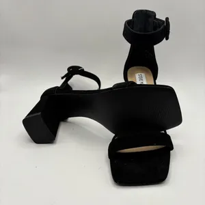 Steve Madden Women Reverie Ankle Leather Square Toe‎ Sandals shoes sz 6M thumbnail 7