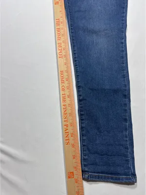 Jessica Simpson Kiss Me Skinny Blue Denim Jeans Size 14/32 thumbnail 3
