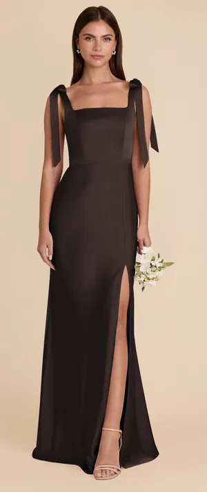 Birdy Grey Matte Satin Espresso Dress thumbnail 1