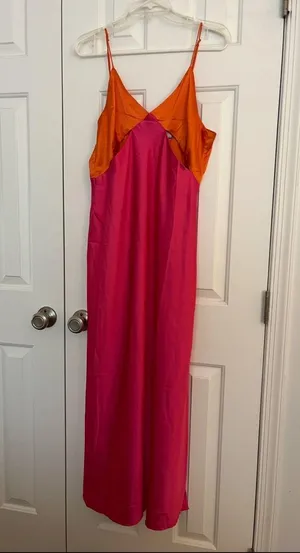 Petal & Pup Maxi Dress Satin thumbnail 1