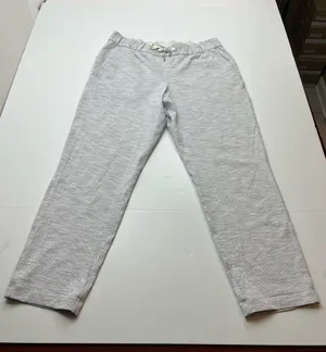 Lululemon On The Fly Pant *27" Womens 8‎ Grey White Athletic Athleisure W5BVFS thumbnail 1