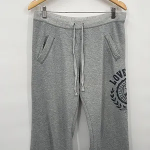 PINK Victoria’s Secret Y2K Flare Wide Leg Loose Boyfriend Fit Sweatpants VS Logo thumbnail 3