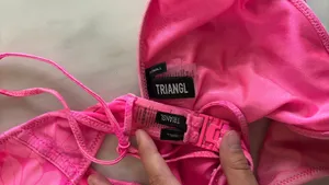 Pink Floral Triangl Set Bikini thumbnail 4