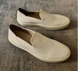 Rothy's Off White Cream The Original Slip On Sneaker Size 8 thumbnail 1