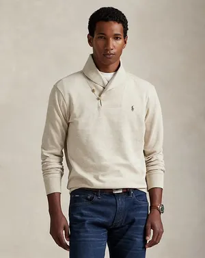 Vintage Polo Ralph Lauren Jersey Shawl-Collar Sweater thumbnail 10
